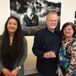 Photo Lesley, Jim, Taki at Tame Iti  1 photographs by Birgit April 2015